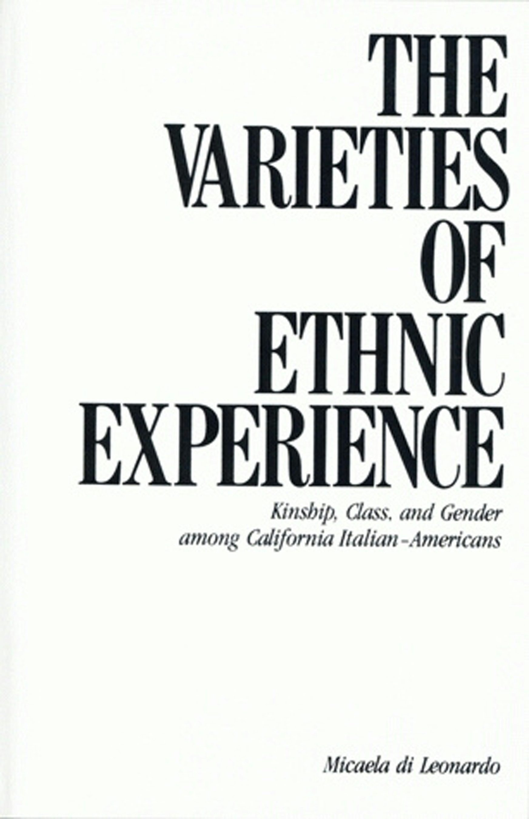 その他 12 Goa Experience Ekinoxe Ethnic Modul D The Varieties of Ethnic Experience by Micaela Di Leonardo