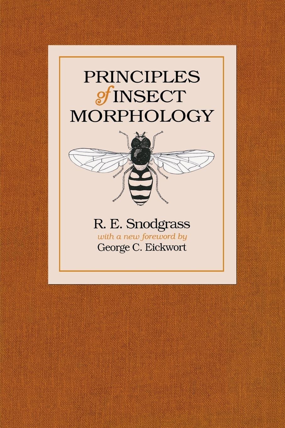 Principles of Insect Morphology by R. E. Snodgrass,Foreword by 