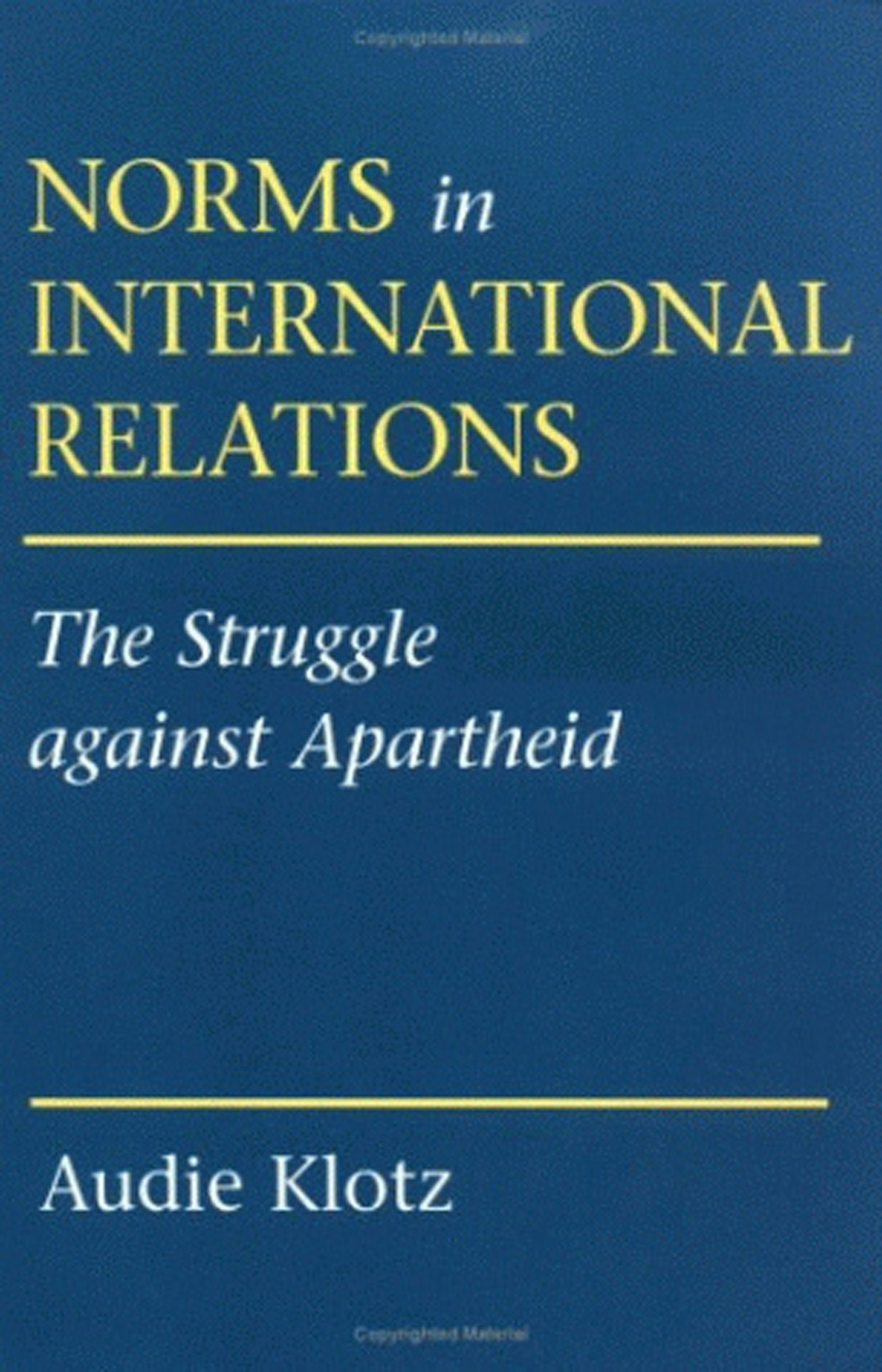 Norms in International Relations | Hardcover | Cornell University