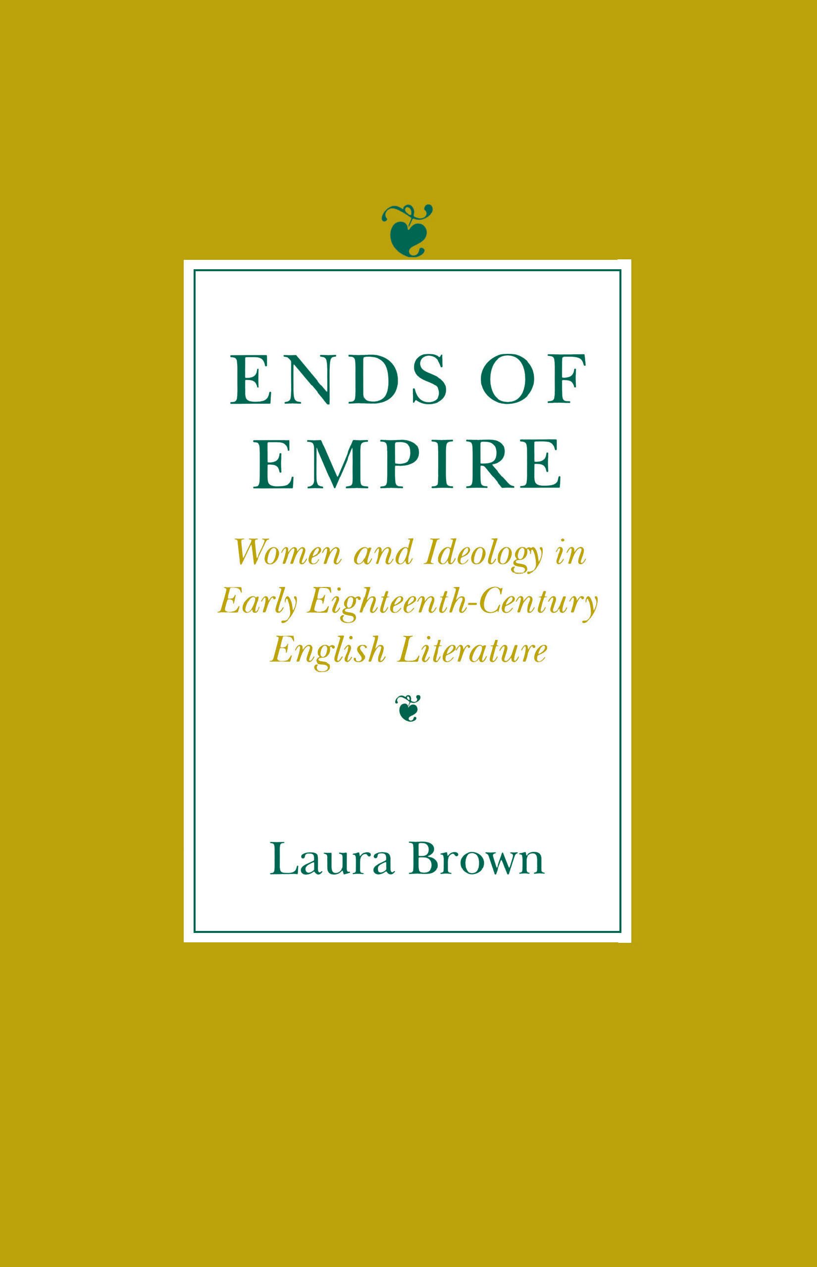 Ends of Empire by Laura S. Brown | Paperback | Cornell University