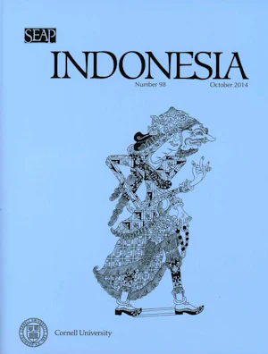 Indonesia Journal By Edited By Joshua Barker And Eric Tagliacozzo