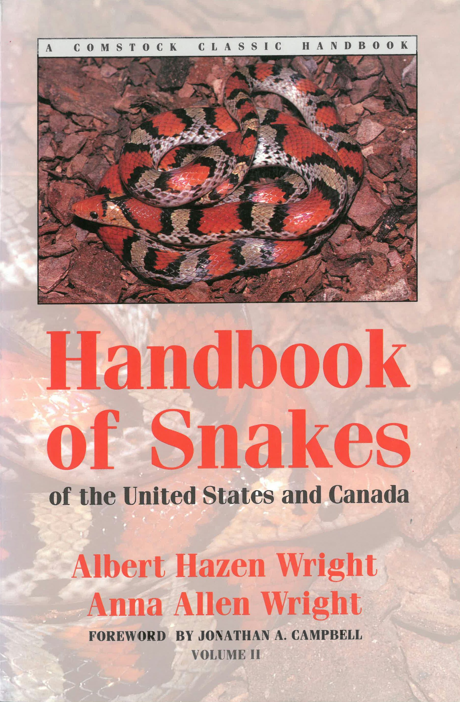Handbook of Snakes of the United States and Canada by Albert Hazen