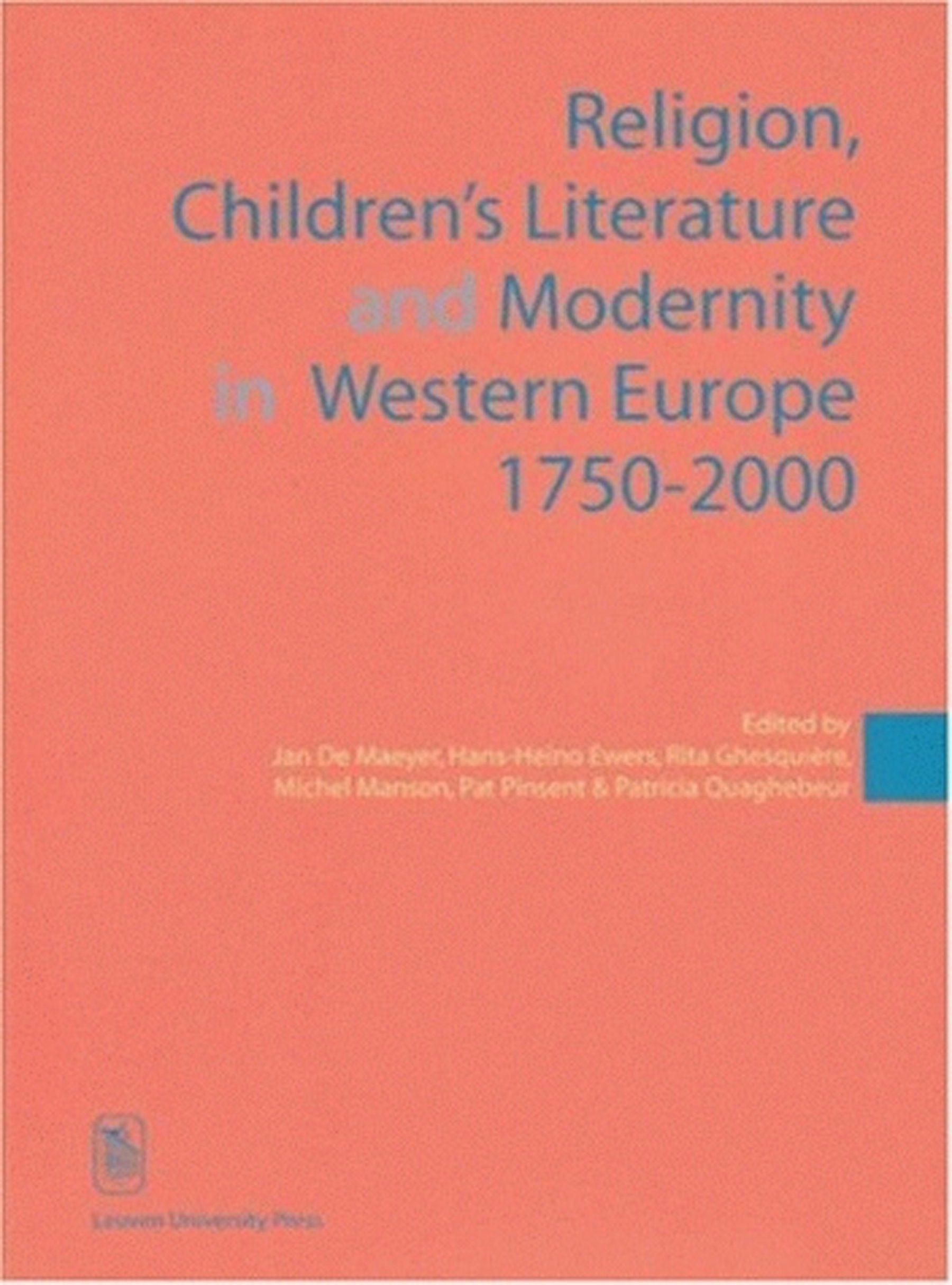 Religion, Children's Literature, and Modernity in Western Europe